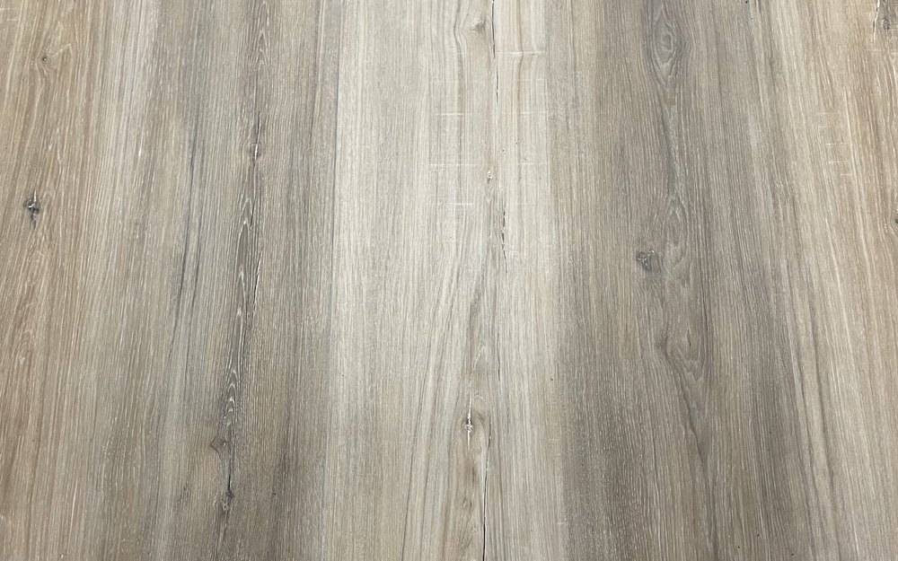 Installed commercial luxury vinyl plank wood-look flooring